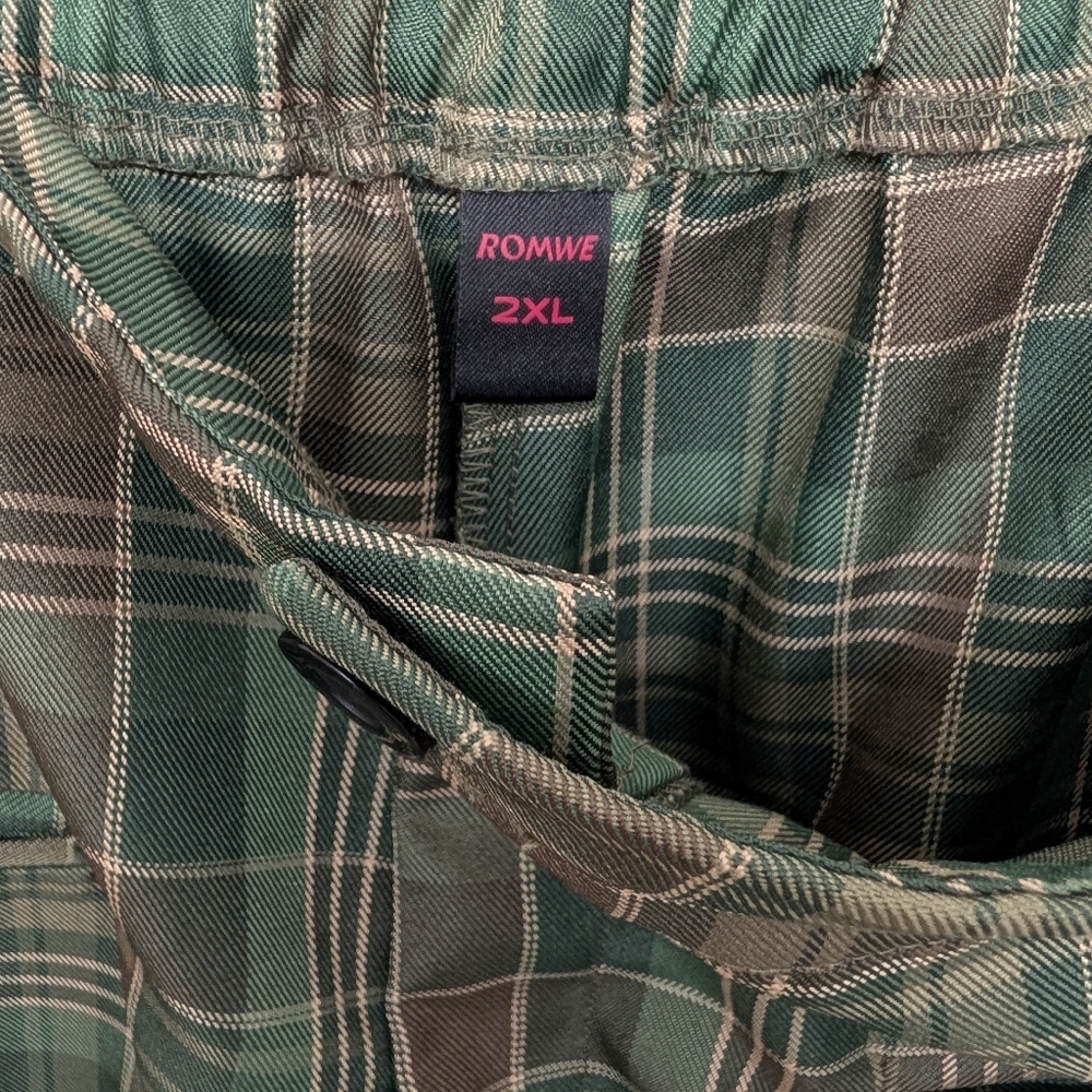 Green Plaid Pants - Picture 5 of 5